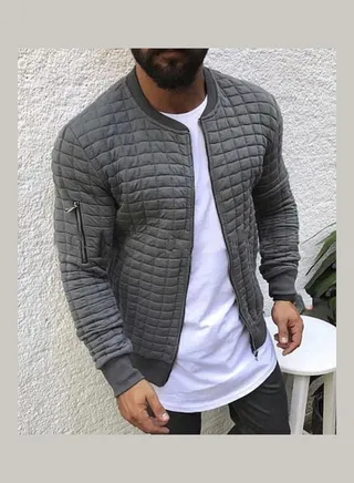 Slim Fit Jacket Leisure Sports Coat gray 