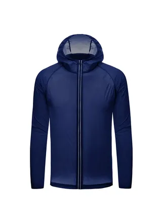 Sun-Protection Comfortable Jackets Dark Blue 
