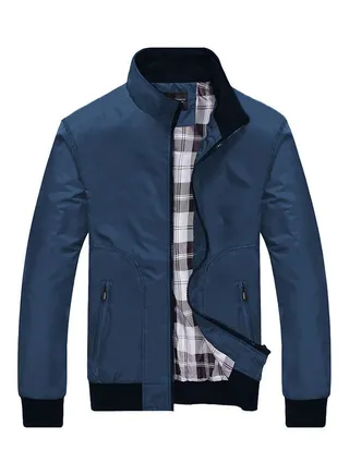 Fashionable Winter Jacket Blue 