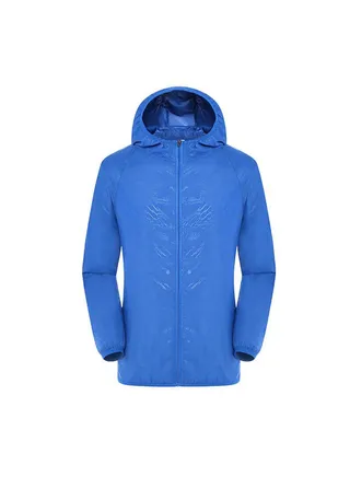 Sun-Protection Clothing Jackets Royal Blue 