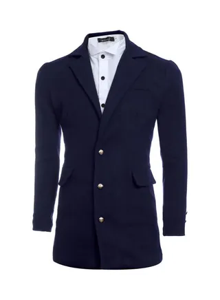 Woolen Coat Navy 