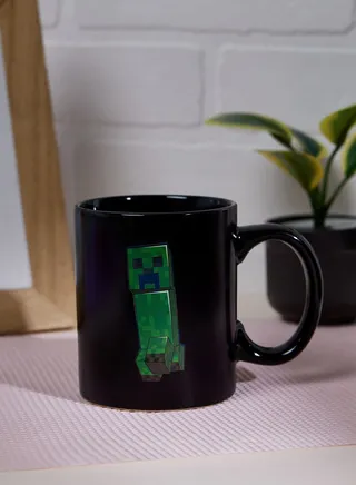 Minecraft Creeper Heat Change Mug
