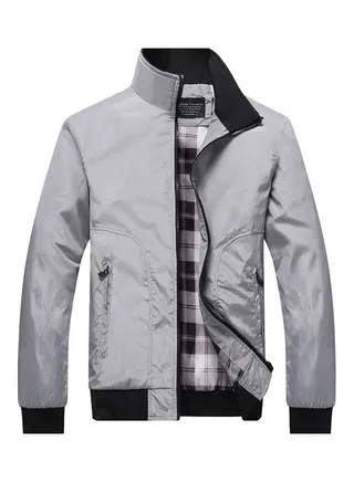 Fashionable Winter Jacket Grey 
