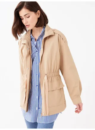Turtle Neck Regular Long Sleeve Women's Coat 