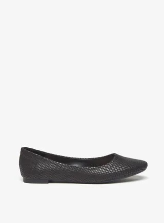 Women's All-Over Animal Print Slip-On Ballerina Shoes 
