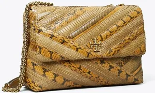 Kira Chevron Exotic Convertible Shoulder Bag