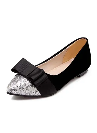 Leather Pull-On Comfort Flat 