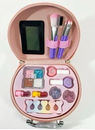 Pretty in Pink Makeup Kit Stylish Storage Case for Beauty Essentials 