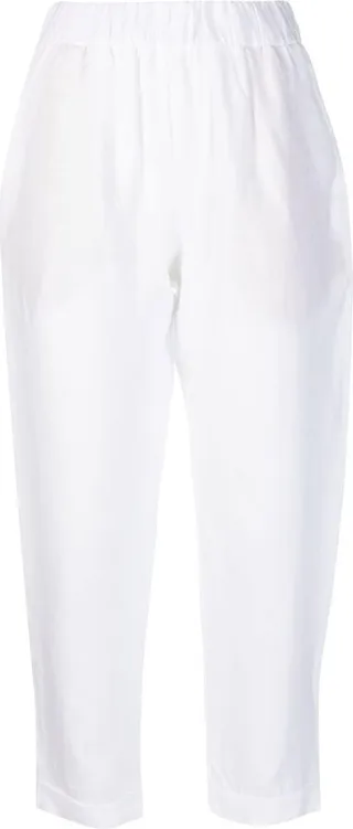 Linen Cropped Trousers