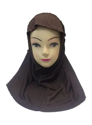 Classic Design Hijab Brown 