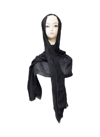 Classic Design Hijab Black 