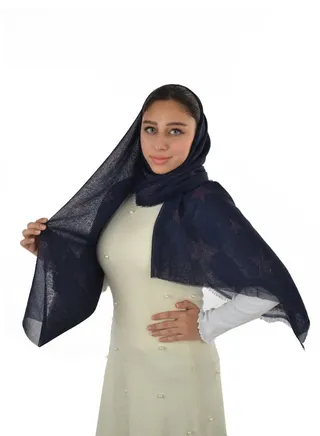 Hijab And Scarf A Modern Design A Long Suitable For The Head And Wraps Around The Neck Excellent Material 