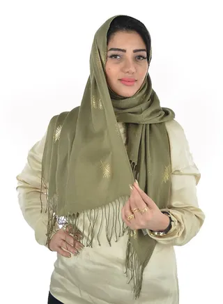 Hijab And Scarf A Modern Design A Long Suitable For The Head And Wraps Around The Neck Excellent Material 