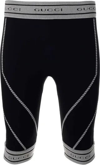 Gucci Jacquard Tubular Short Leggings