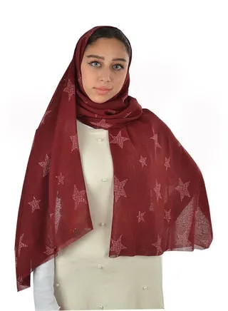 Hijab And Scarf A Modern Design A Long Suitable For The Head And Wraps Around The Neck Excellent Material 