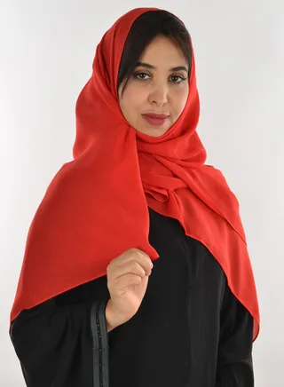 Hijab And Scarf A Modern Design A Long Suitable For The Head And Wraps Around The Neck Excellent Material 