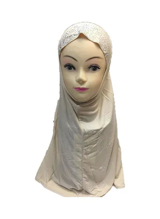 Classic Design Hijab Beige 