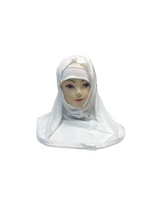 Classic Design Hijab White 