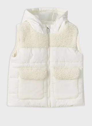 Youth Hooded Puffer Vest Jacket 