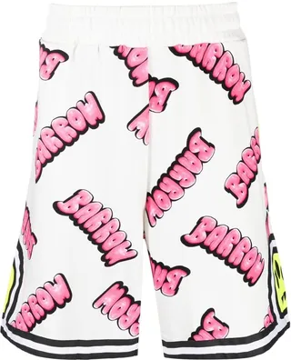 Logo-Print Cotton Shorts