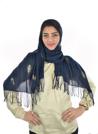 Hijab And Scarf A Modern Design A Long Suitable For The Head And Wraps Around The Neck Excellent Material 