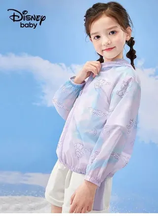 Disney children's clothing for girls and children sun protection clothing 