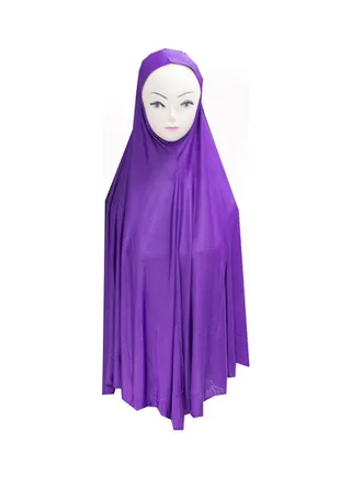 Solid Pattern Hijab Purple 
