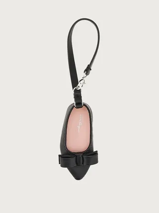 Ferragamo Women Viva Bow keyring Black