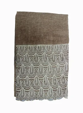 Classic Stylish Hijab Dark Brown 