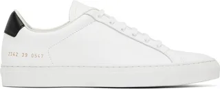 Common Projects White Retro Low Sneakers