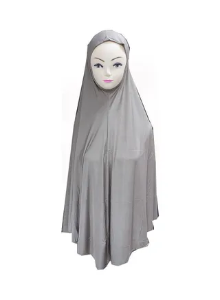 Solid Pattern Hijab Grey 