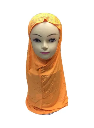 Classic Design Hijab Orange 