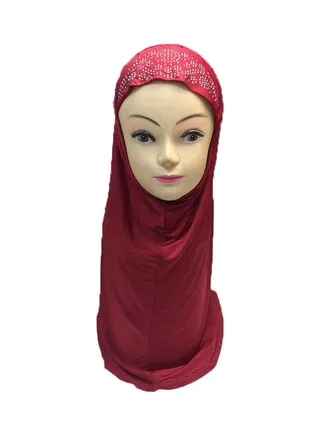 Classic Design Hijab Red 