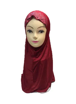 Classic Design Hijab Red 