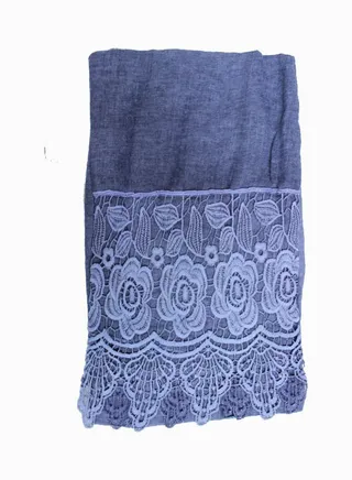Classic Traditional Hijab Blue 