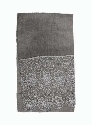 Classic Stylish Hijab Dark Grey 