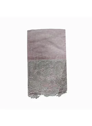 Classic Traditional Hijab Purple/Green 