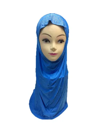 Classic Design Hijab Blue 