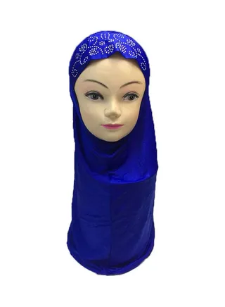 Classic Design Hijab Blue 