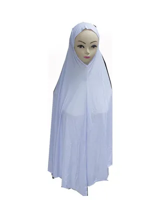 Solid Pattern Hijab Light Blue 