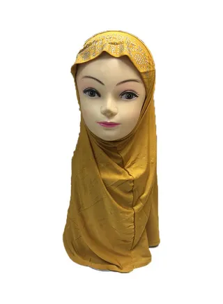 Classic Design Hijab Gold 
