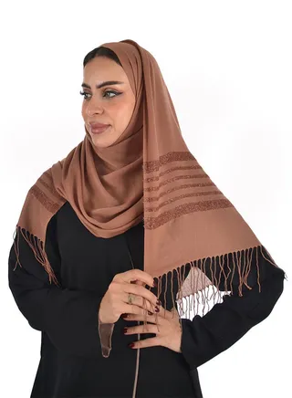 Hijab And Scarf A Modern Design A Long Suitable For The Head And Wraps Around The Neck Excellent Material 