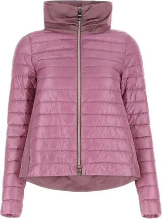 Herno Padded Zip-Up High-Neck Jacket