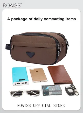 Makeup Storage Bag Multifunctional Handbag Travel Portable Bag Toiletry Bag Coin Purse Comfortable and Portable 
