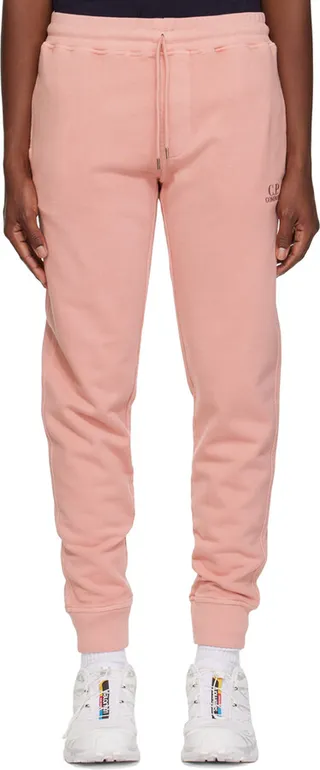 C.P. Company Pink Tapered Sweatpants