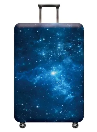 Luggage Cover, Protective Washable Suitcase Cover - Travel Elastic Spandex Suitcase Protector Fits 29 to 32 Inch Luggage XL (Galaxy/Starry Sky) 