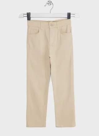Boy Regular Fit Gabardine Trousers 