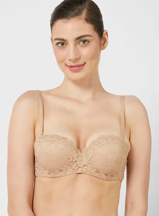Lace Wired Bandeau Bra