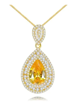 Gold Plated Pendant Necklace 