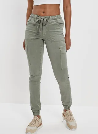 High Waist Pocket Detail Jeggings 